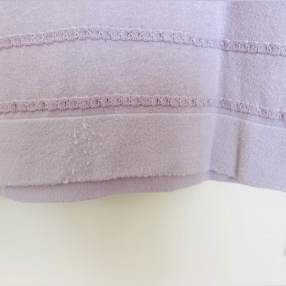 Anne Taylor LOFT Lavender Long Sleeve Size S - Picture 4 of 4